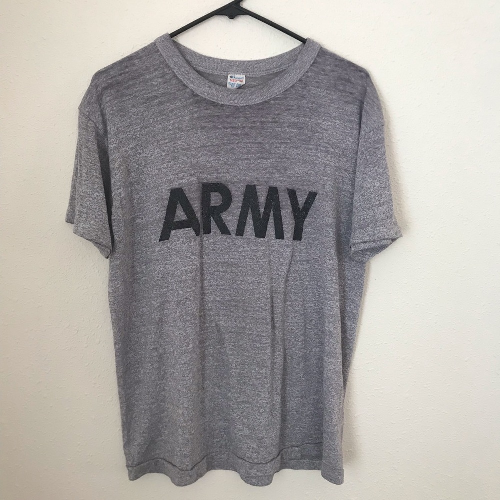 Vintage 2000’s Champion ARMY grey T-Shirt